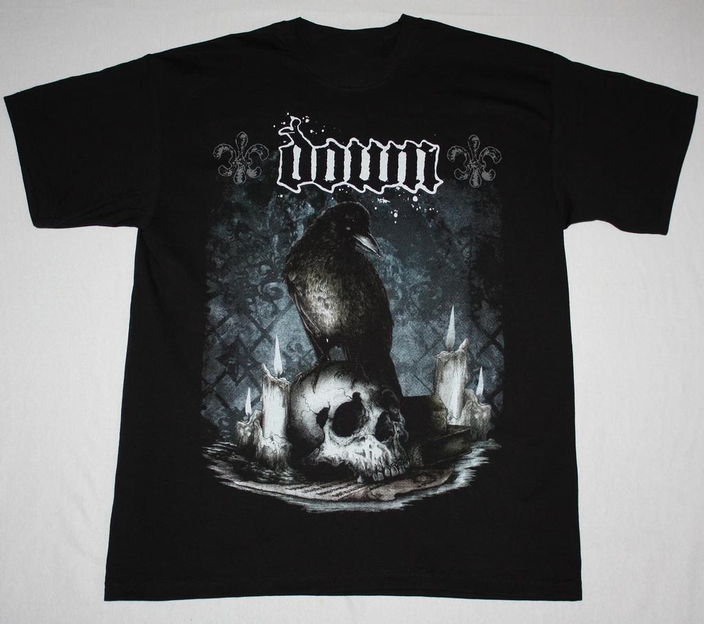 Down Band Gift For Family Black T-Shirt Cotton All Size