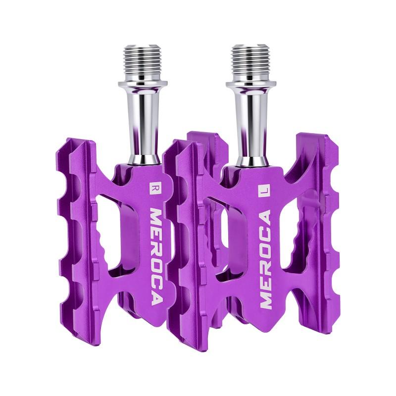Lightweight Aluminum Alloy Bicycle Pedals With DU Bearings Folding Bike Urban Cycling