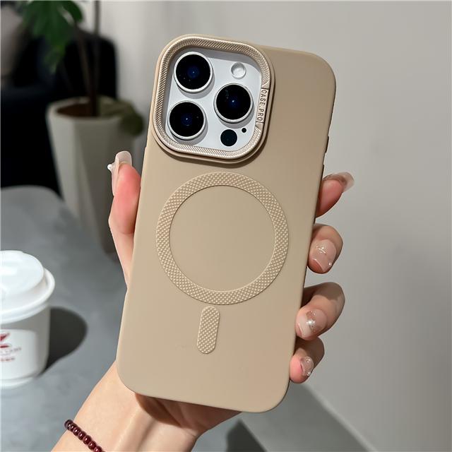 For For Iphone 16 Pro Max   Magnetic Lens Holder Stand Phone Case For For Iphone 11 13 14 15 Plus 17 Air Protective Cover