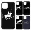 Чехол для телефона Horse Heartbeat из силикона, чехол из ПК+ТПУ для iPhone 11 12 13 Pro Max 8 7 6 Plus X SE XR, жесткие чехлы