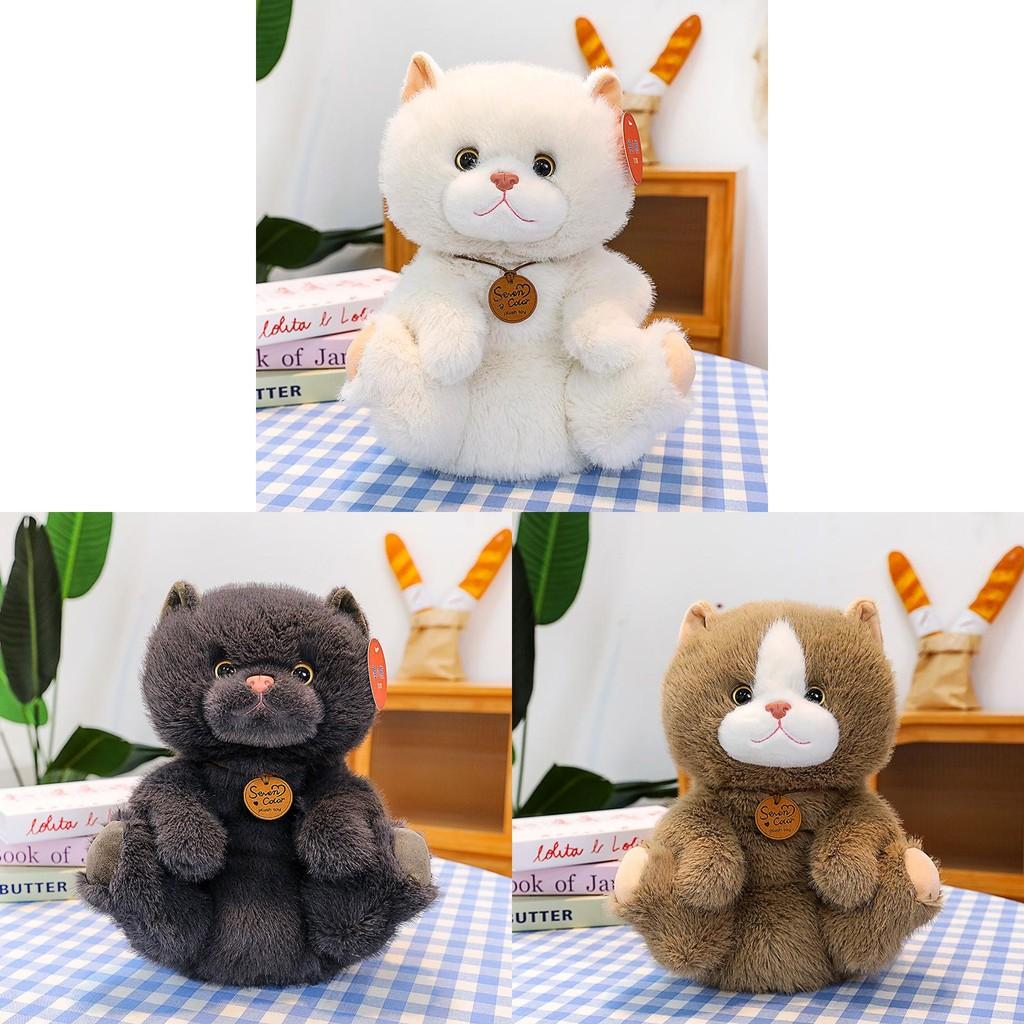 Cat Plush Toy Adorable Stuffed Doll Kids Collectors Gift Decoration Bedroom