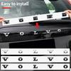 3D ABS Буквы Логотип Наклейка Значок На Задний Багажник Автомобиля Для Volvo Xc60 Xc90 V40 V60 S60 V50 V90 S80 C40 XC40 V70 XC70 C30 C70 T5 T6
