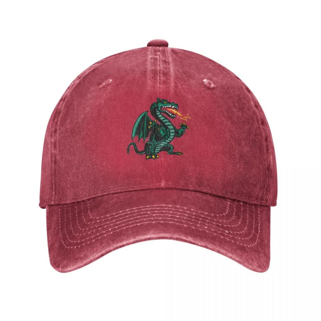 UAB Blaze the Dragon Бейсболка Шапка-бини Шляпа Бейсболка индивидуальная Шляпа дерби Унисекс Теннис Женская