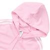 adidas Essentials Толстовка с капюшоном на молнии с цветными блоками, спортивная повседневная куртка, женская куртка розового цвета HL2059