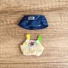 Fro 10cm Labubu 4.0 Doll Clothes Denim Overalls Hat T-shirt Set Clothing Outfit Accessories For V4 Pendant Kids Gift Dress Up Toy