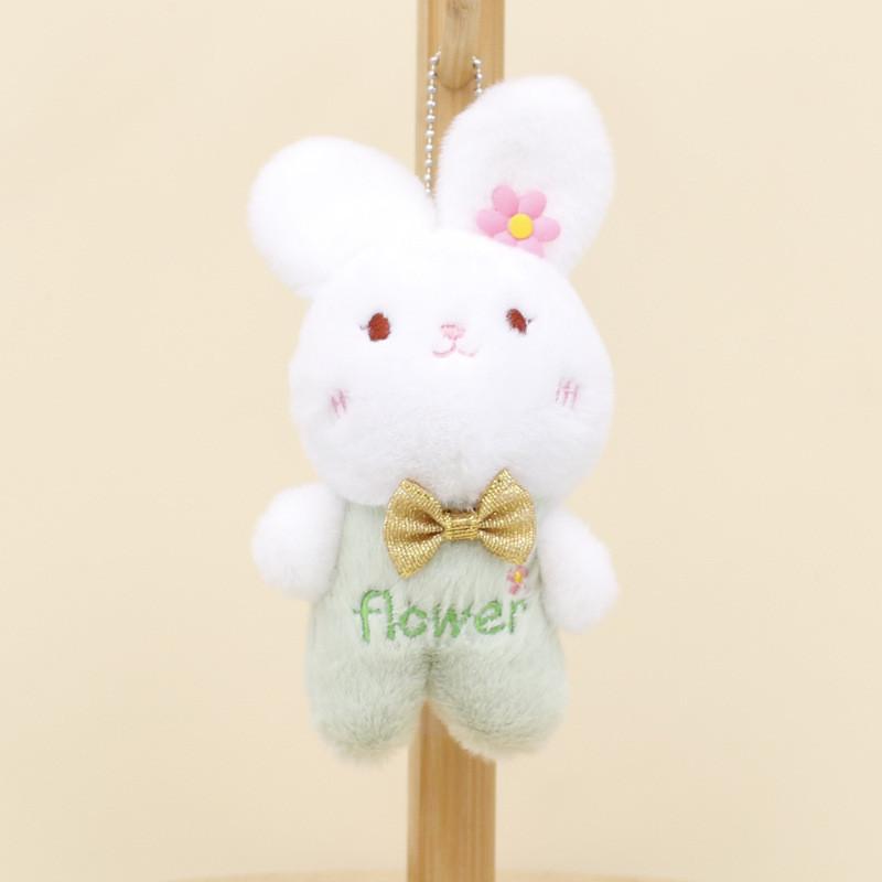 Adorable Bunny Keychain Plush Toy Soft Stuffed Animal Doll For Kids And Adults