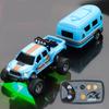 Alloy Remote Control Car Pickup Off-road Vehicle + Trailer Rechargeable Drift Racing Car Children's Car Electric Toy