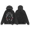 Mens Graphic Hoodie Loose Fit Casual Streetwear Sweatshirt