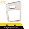 Verna Headlight Adjustment Switch Decorative Frame - Stainless Steel Car Accessory