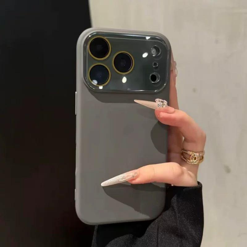 Official Liquid Silicone Phone Case For For Iphone 17 16 1 14 13 Pro Max Camera Protection Soft Cover For For Iphone 17 1 Pro Max Case