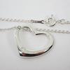 [Used] TIFFANY/Tiffany 925 open heart pendant/g468-33