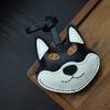 Fadou Shiba Inu оригинальный дизайн ручной работы кожаная сумка для ключей от машины подвеска простой милый подарок женский брелок