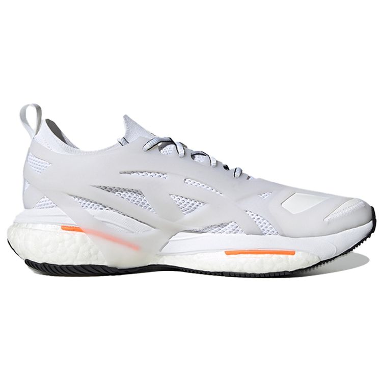 Кроссовки Stella McCartney x adidas SolarGlide Белые Сигнальный Оранжевый Мужские Облачно-Белые Приложение-Сигнальный-Оранжевый HR1923