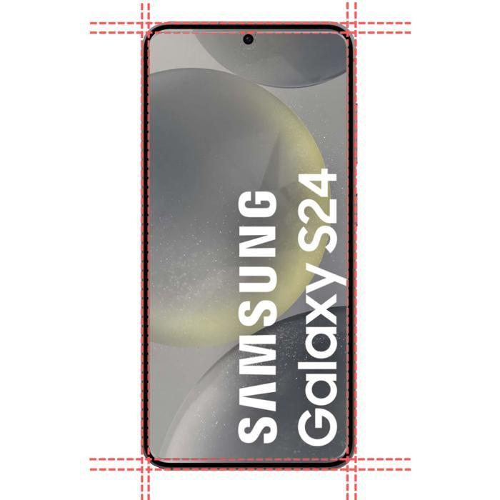 Verre de protection - Phonillico - Samsung Galaxy S24 - Pack 2 - Résistant aux rayures - Transparent