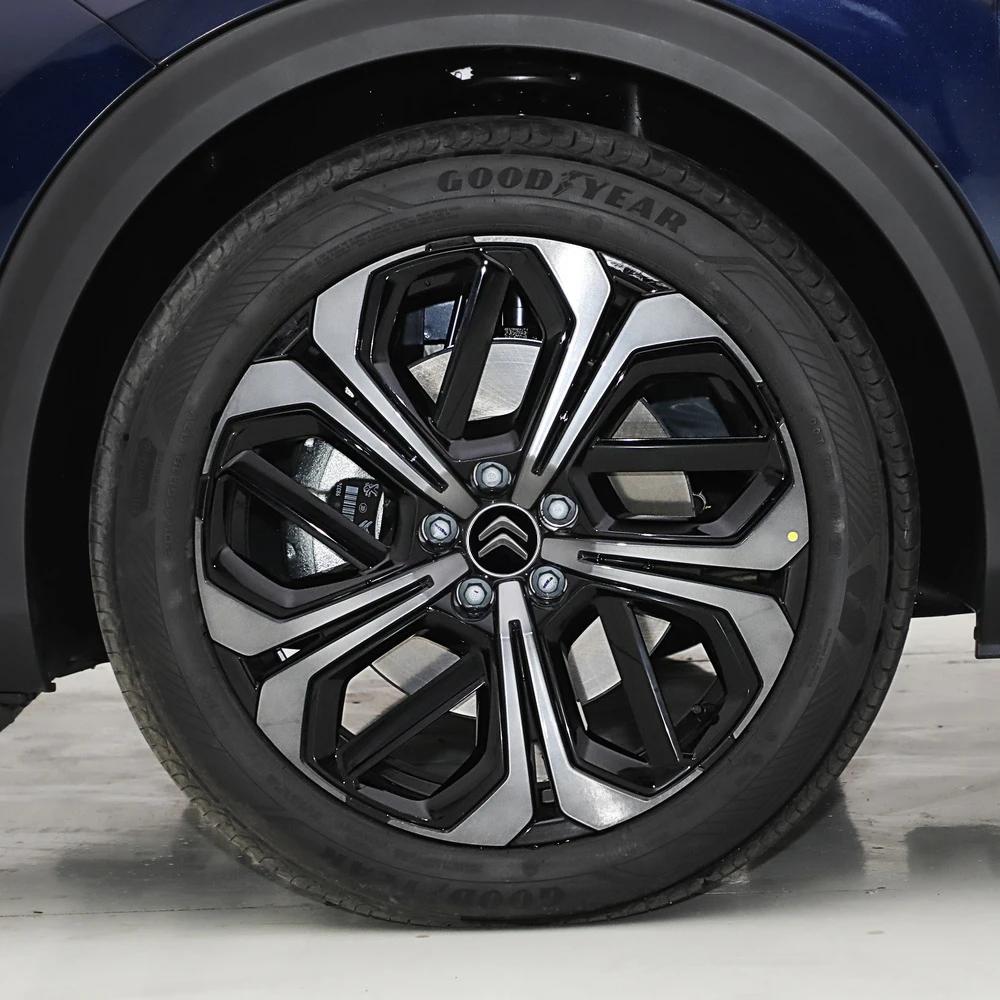 FFEC7 4pcs 56/60MM Car Wheel Center Cover Stickers Auto Wheel Hub Cap Decoration Accessories For Citroen C4L C5 C6 C7 C8 VTS C1 C2 C3