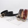 Womens Belt Simple Versatile Retro Korean Style Student Leather Jeans Dress