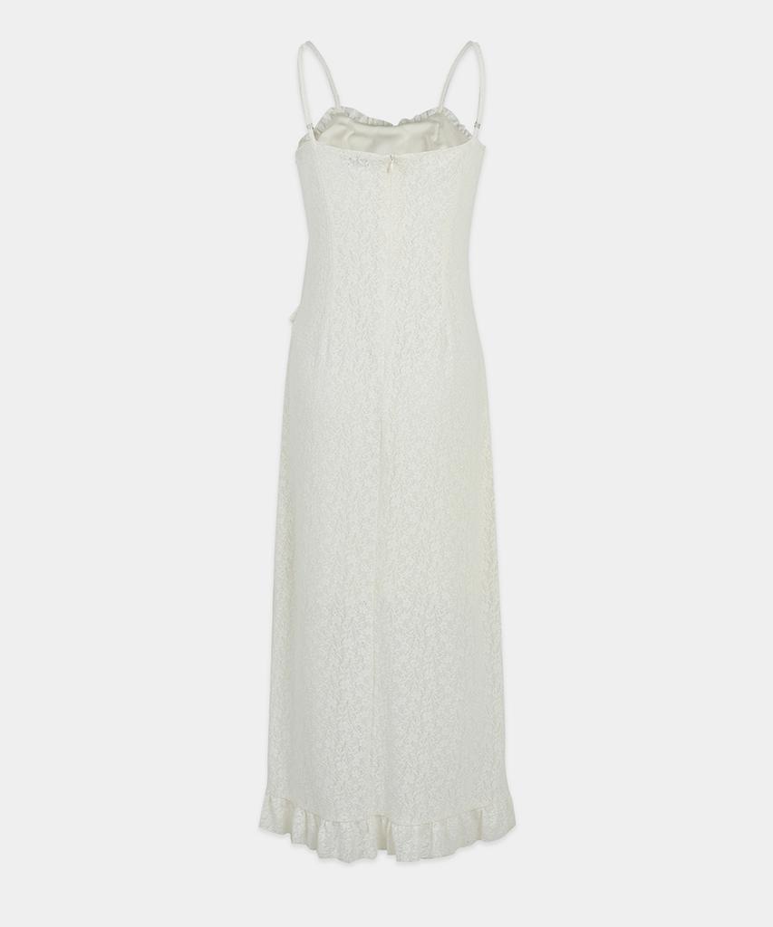 Micene Anastasia Lace Ruffle Dress