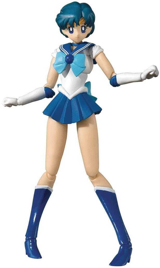 TAMASHII NATIONS Sailor Moon Sailor Mercury Color Approximately 140mm Painted Movable Figure S.H.Figuarts -Animation Edition- ABS&PVC