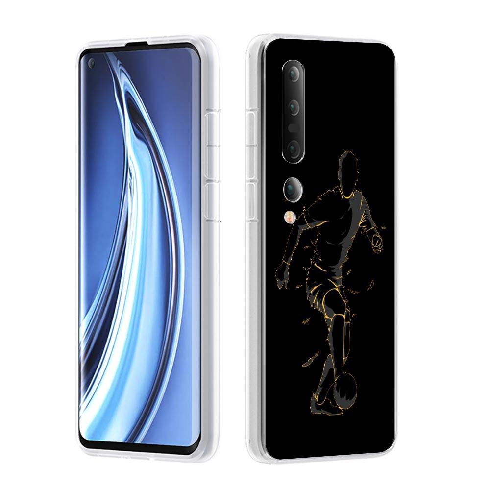 Чехол для телефона «Футболист с изображением футболиста» для Xiaomi Mi 12T 10 12 Lite 11 Ultra 11X 11T Pro Poco X4 X3 NFC F3 M3 M4 5G, прозрачный чехол
