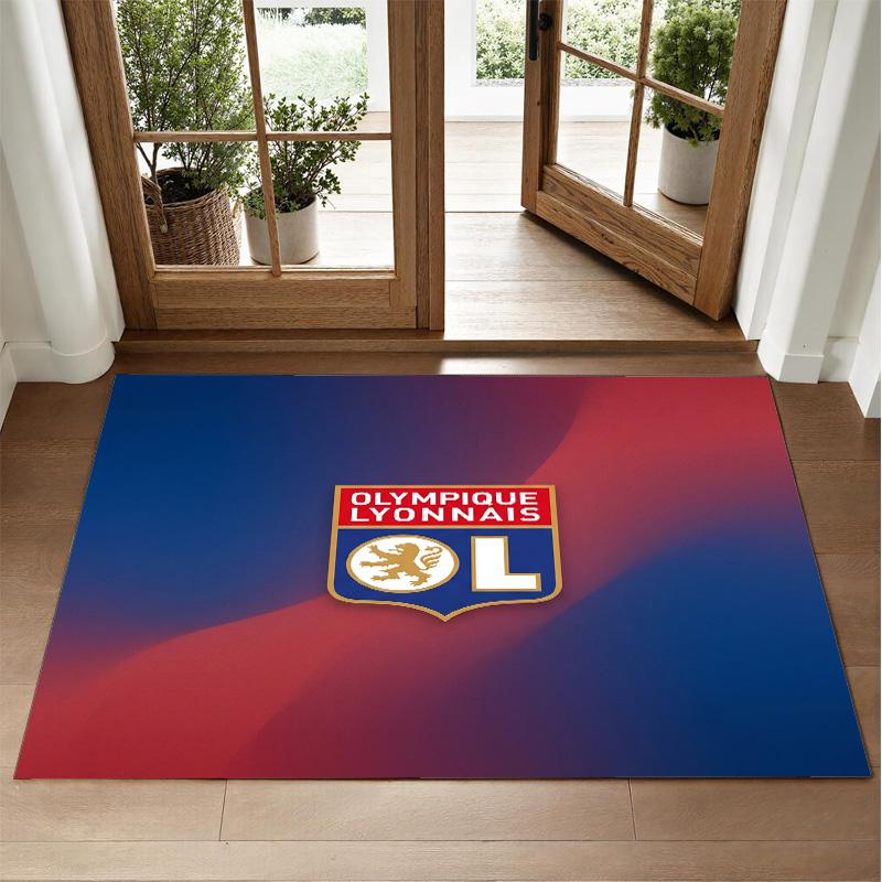 Lyon FC Design Crystal Velvet Rug Soft Decorative Mat for Bedroom Entrance