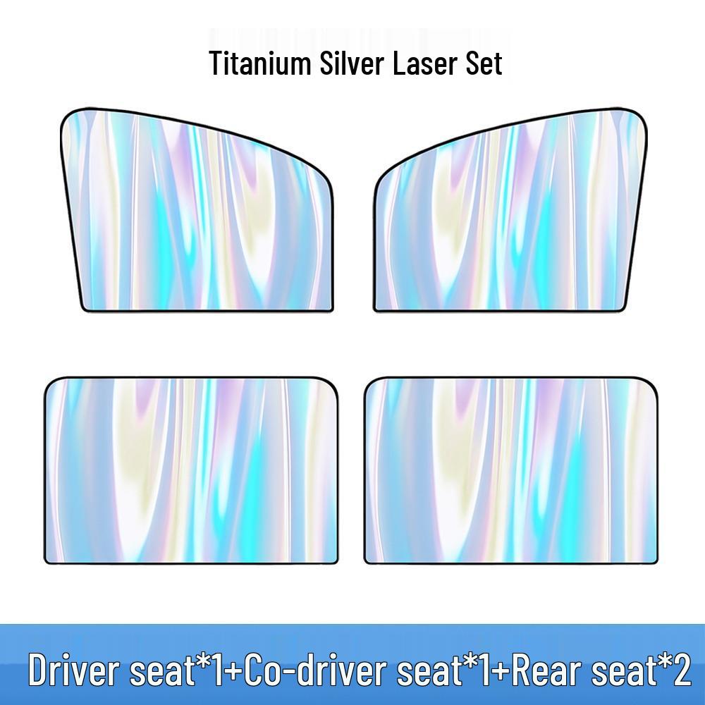Улучшенная магнитная шторка от солнца для автомобиля с выдвижной конструкцией пуш-пул, охлаждением и теплоизоляцией