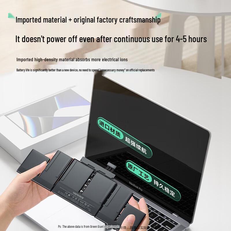 Green Giant A1417 Laptop Battery for MacBook Pro 15-inch A1398