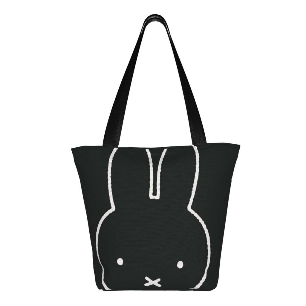 Miffy Body Bag Bag Shopping Bag Large Capacity Tote Bag Bear School Handbag Cosmetic Bag Eco Bag Convenience Store Bag Shopping Bag Lightweight