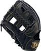 ZETT Soft Steer Baseball Black Size 4 Glove, All-Around, Left-Handed Throw, (1900), (BRGB35520F)