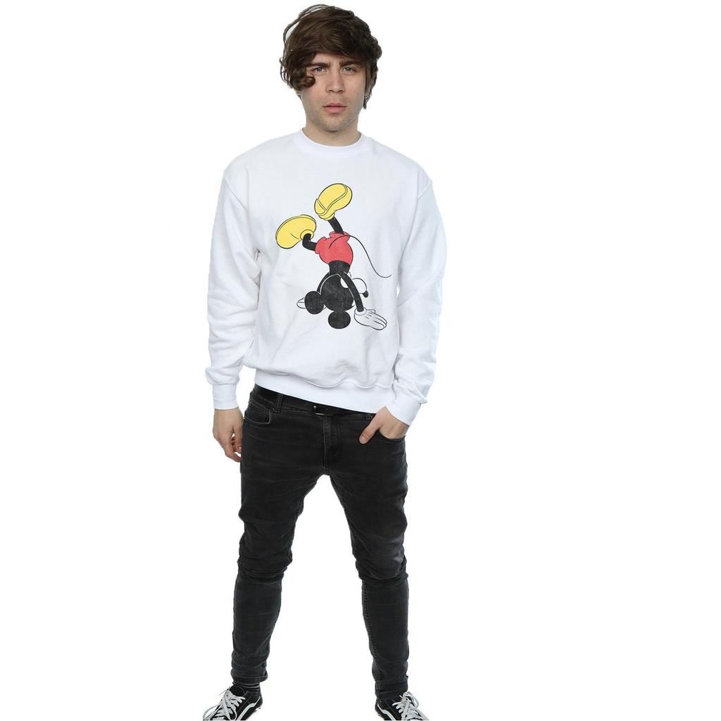 Disney Mens Mickey Mouse Upside Down Sweatshirt