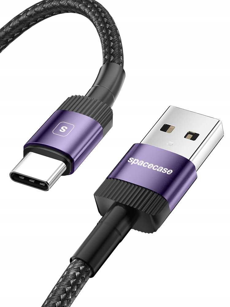 Sc Usb-C Cable 1M 3A Purple