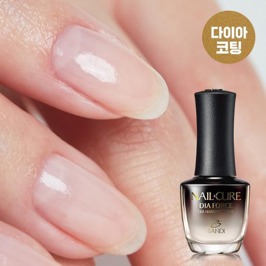 Bandi Nail Cure Diaforce (глянцевый) Укрепитель и Голубой Бриллиант (штейн) пищевая добавка