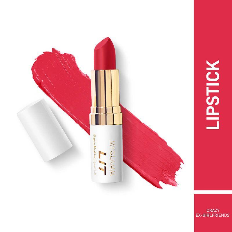 Myglamm Lit Satin Matte Lipstick - Gossip Girl