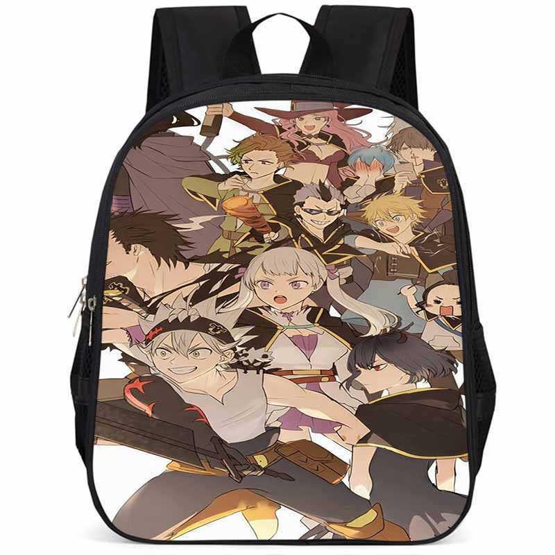 Рюкзак Black Clover из ткани Оксфорд, 15 дюймов, большой вместимости, легкий, для детей