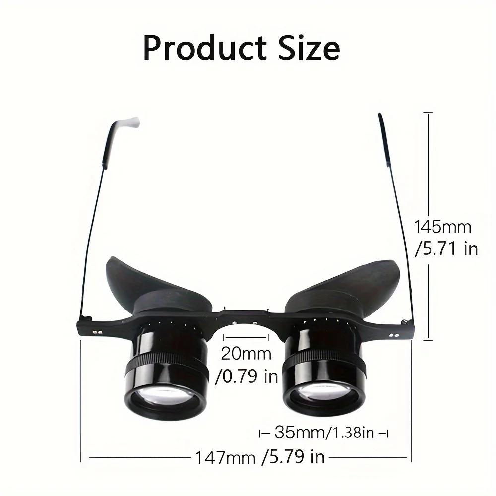 HD 10X34 Открытый рыболовный зеркальный телескоп 10-кратное увеличение профессиональный бинокль очки для рыбалки с оправой из алюминиевого сплава