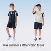Balabala Boys' Summer Short Sleeve Two-Piece Set