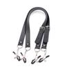 Adjustable Nipple Clamp Set BDSM Bondage Harness Breast Clips Metal Clamps Leather Straps Fetish Restraint Couples Adult Sex Toy