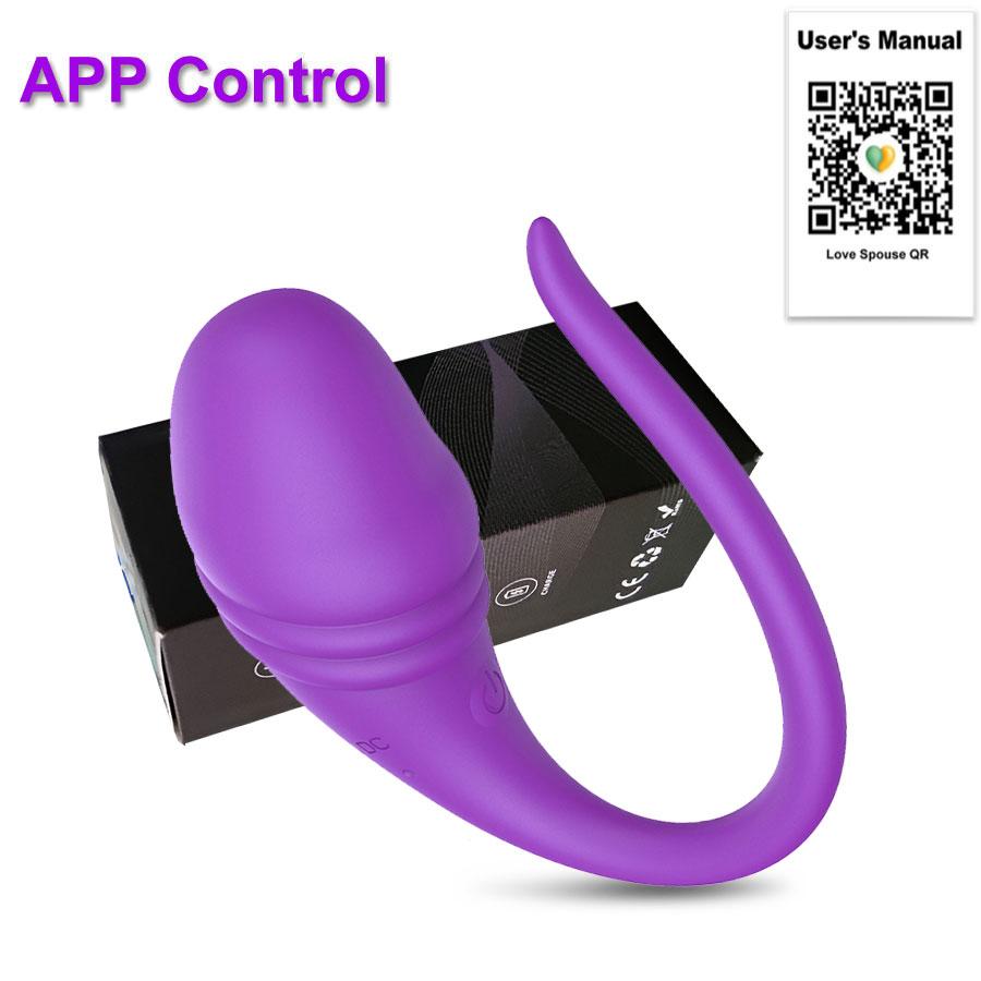 Беспроводной Bluetooth-вибратор для точки G, фаллоимитатор для женщин, приложение, интернет-пульт дистанционного управления, носимые вибрирующие яйца, массаж клитора, секс-игрушки для взрослых