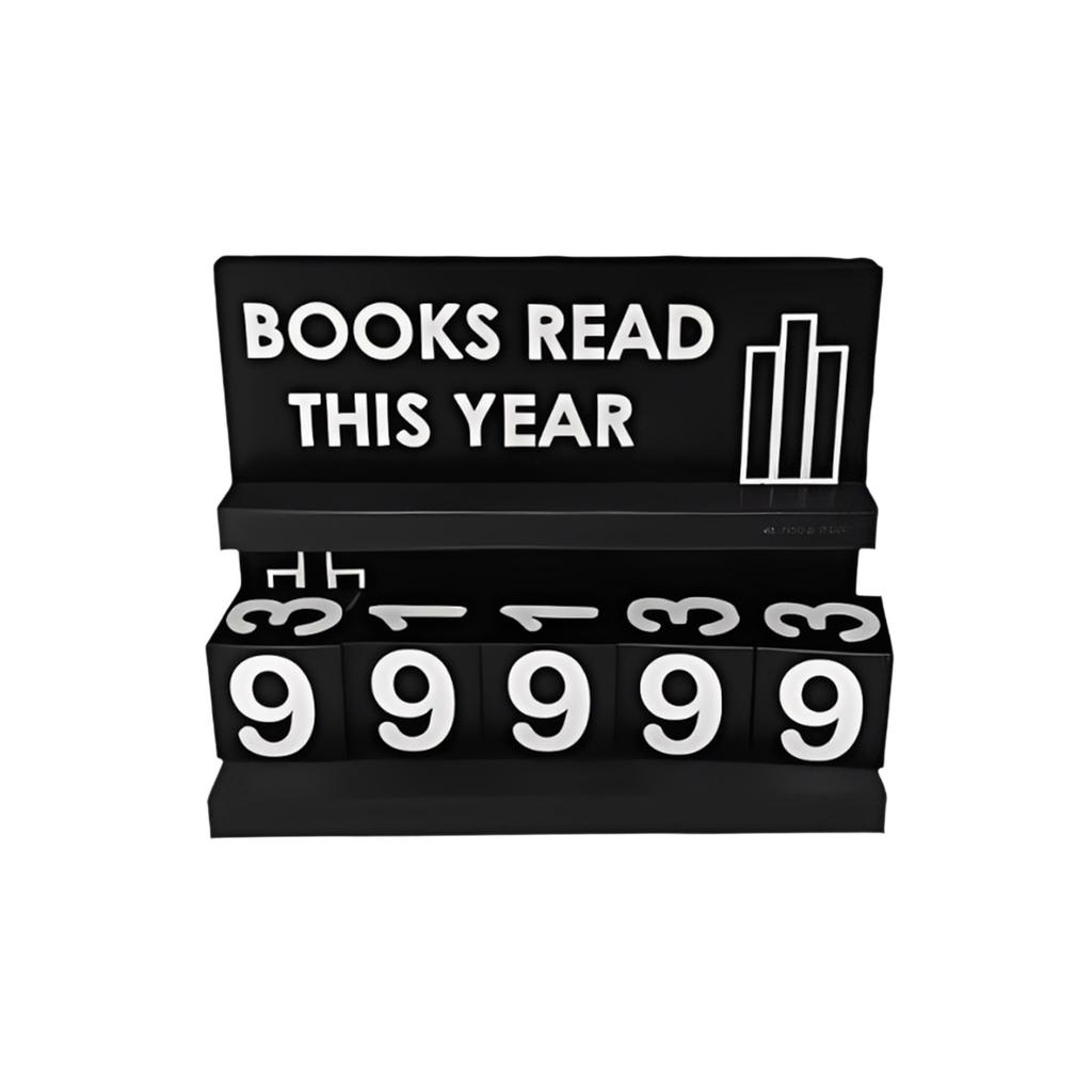 Книги для чтения в этом году для постановки задачи этого года, счетчик книг, подарок-вызов для книголюбов