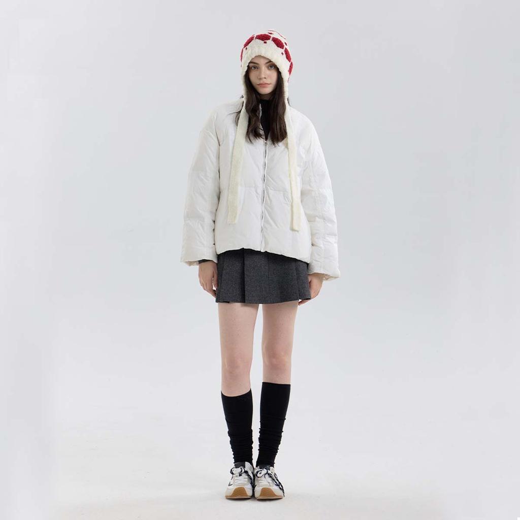 New hexagonal knitted strap hat women's autumn and winter retro trendy warm wool hat headgear hat ear protection Lei Feng hat