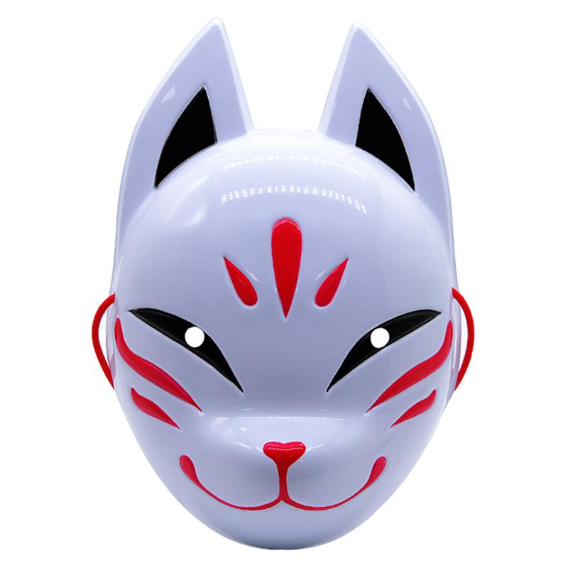 Sakura Fox Mask - Large Floral COS Prop for Halloween, Dance, or Party