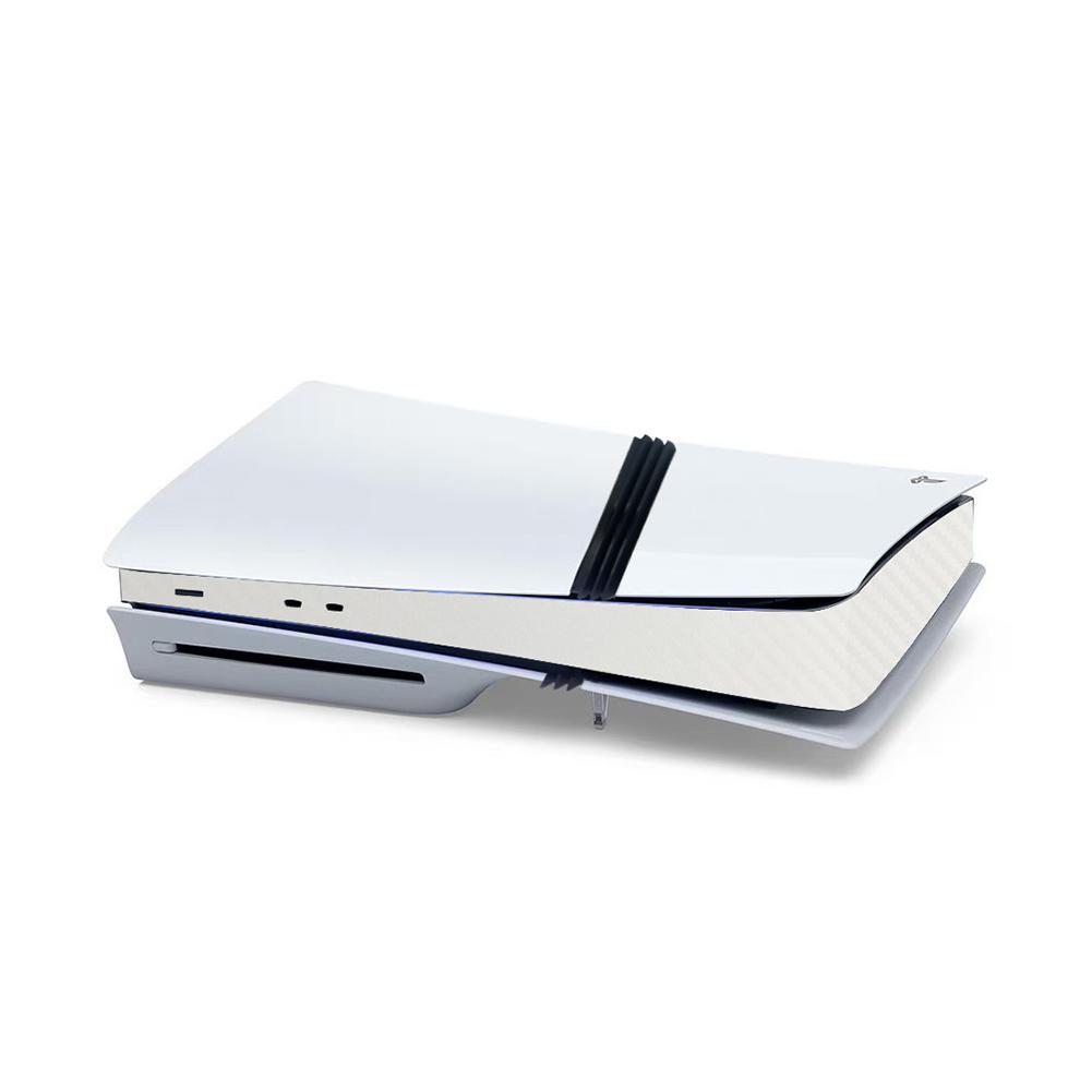 Наклейка-скин для консоли PS5 Pro, виниловая наклейка из ПВХ, защита от царапин, карбоновое волокно, крутая защитная наклейка на среднюю часть для Pro