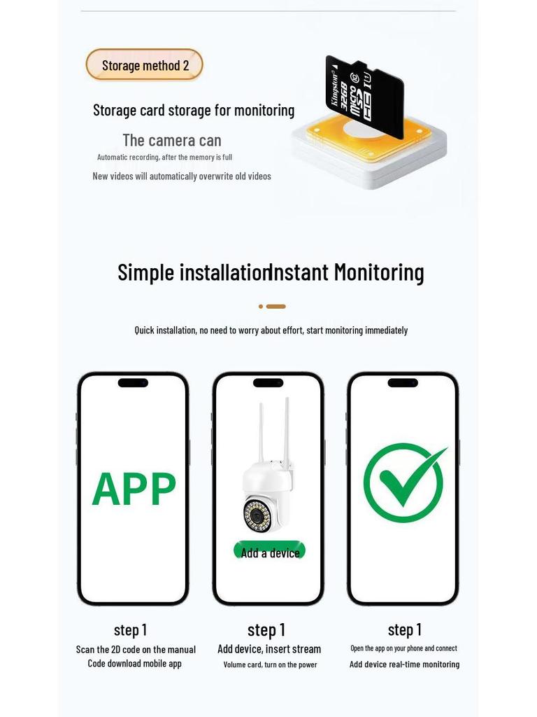 iCam365 1.5-Inch Outdoor Waterproof WiFi Dome Camera - Ultra HD Home Surveillance