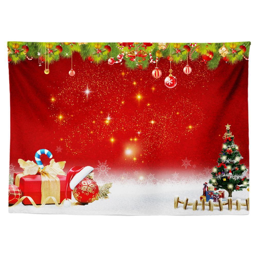 Рождественский гобелен, подвесная ткань, цифровая теплопередача, экологически чистая комната, детская комната, общежитие