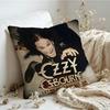 Cushion Cover  Linen  SkinFriendly Soft Decorative Case for Sofa Home Decor OOzzy Osbourne band lead singer Pillow cover