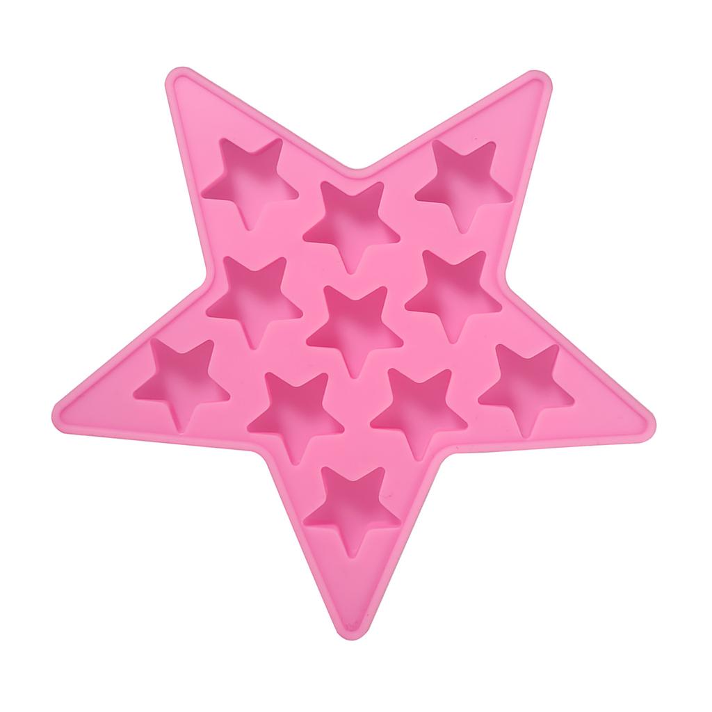 1x Форма для льда в виде пятиконечной звезды, крутая силиконовая, для заморозки, инструменты для клуба, бара, вечеринки