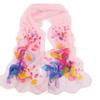 Fashion Women Chiffon Scarf Polyester Print Autumn Summer Pattern Silk Scarves Shawl