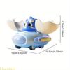 3in1 Transforming Cartoon Car Toy Vehicle with Wings Dinosaur Figures  Inertial Motion, Vibrant Colors, Durable Plastic, Interactive Play for Kids,