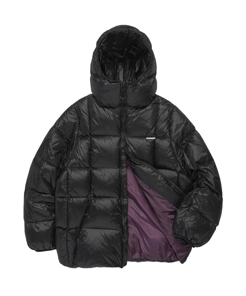 Thevinylhouse Hooded Duck Down Jacket Black