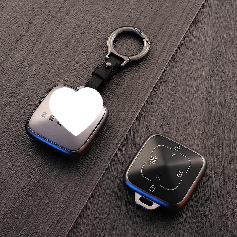 Чехол для ключей Zeekr для 001, 009 и Zeekr X Новая модель – Bluetooth Smart NFC Мужская оболочка-веер
