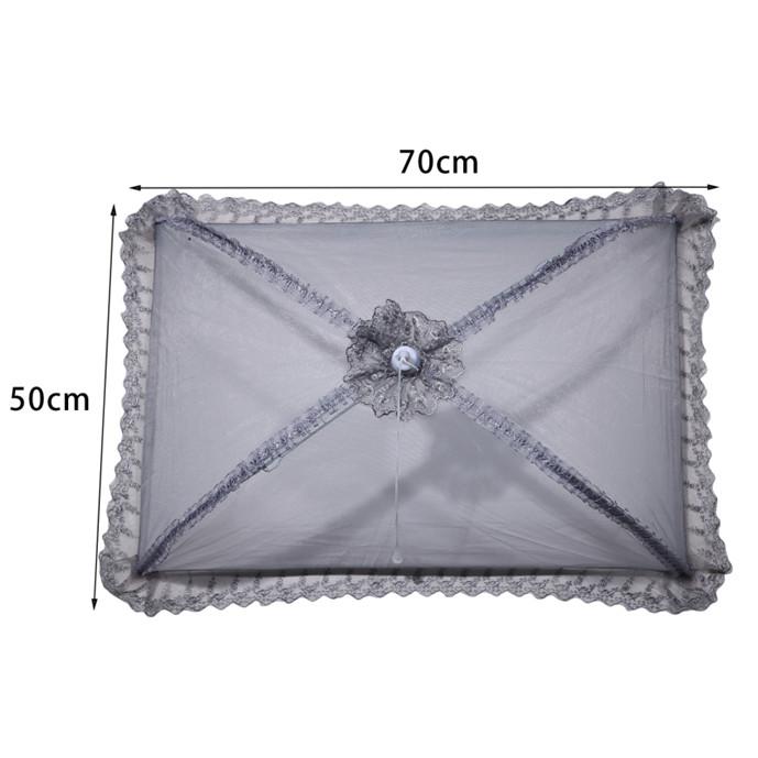 Portable Umbrella Style Food Covers Anti Fly Mosquito Meal Cover Lace Table Cover Gadgets Accessories